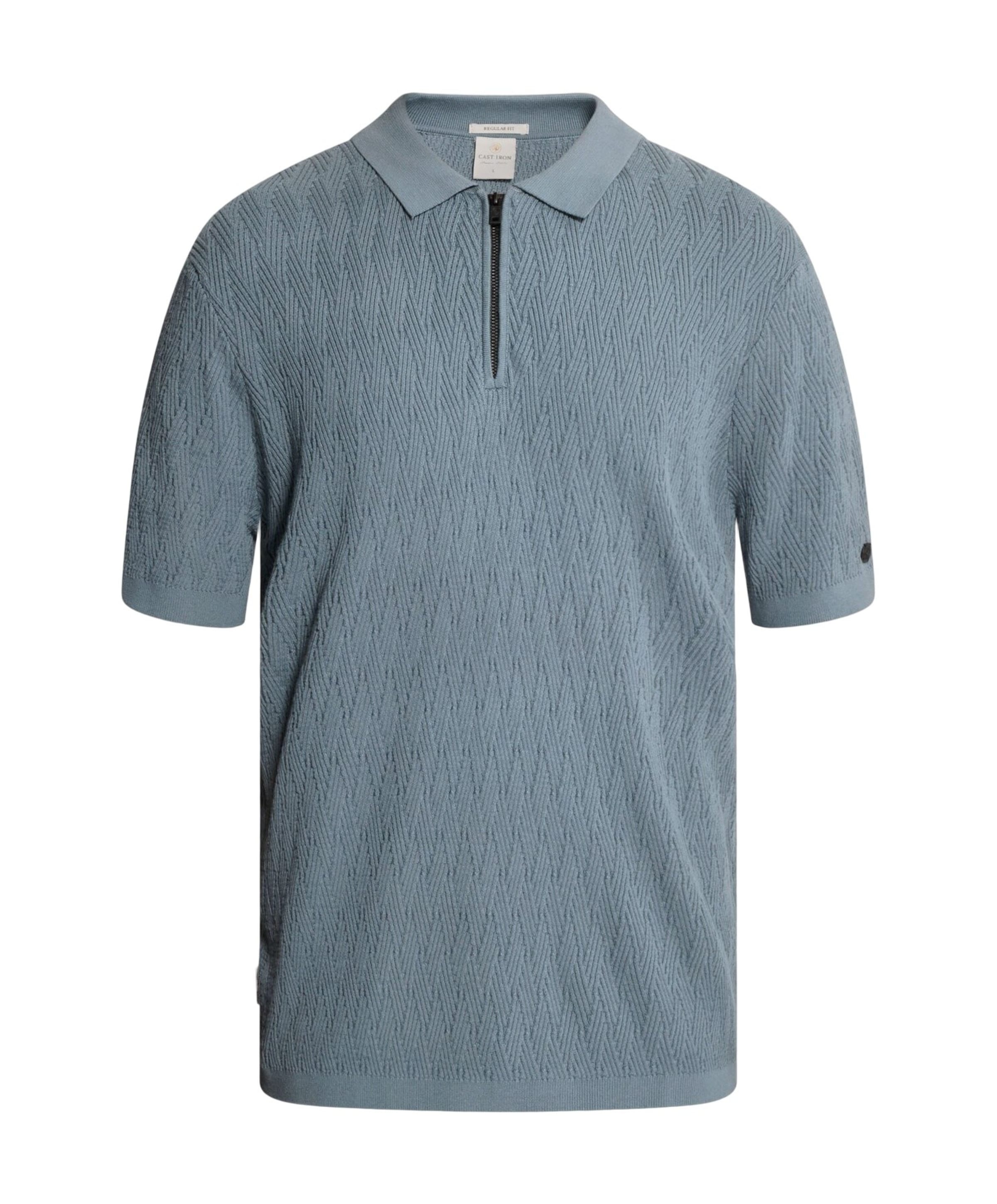 Heren polo blauw