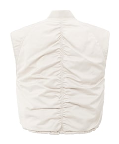 Dames omkeerbare bodywarmer beige