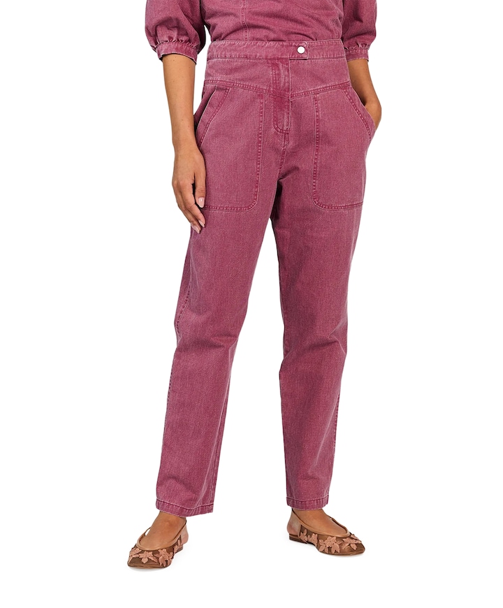 ALEXA TWILL CO 555 dames jeans roze