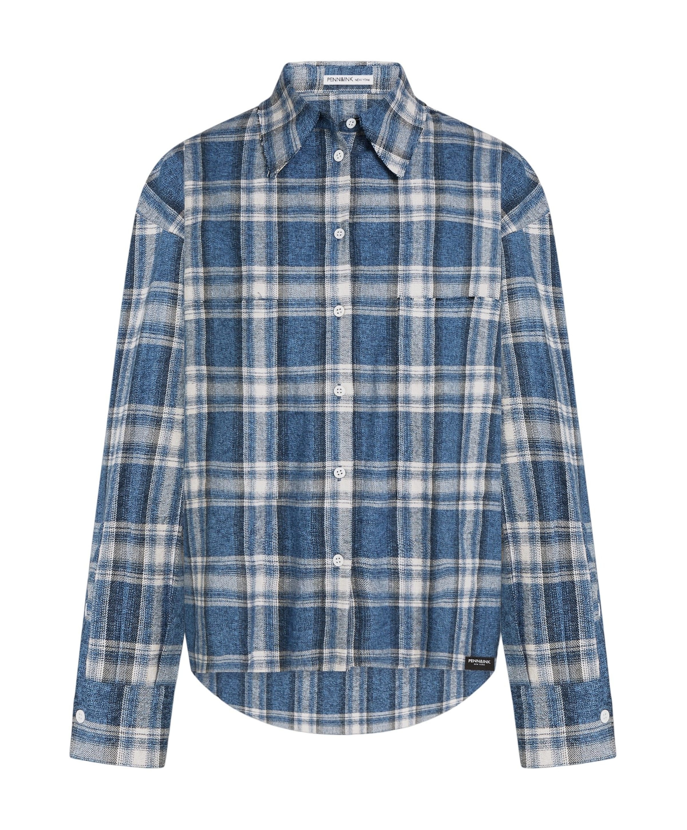 Dames blouse blauw