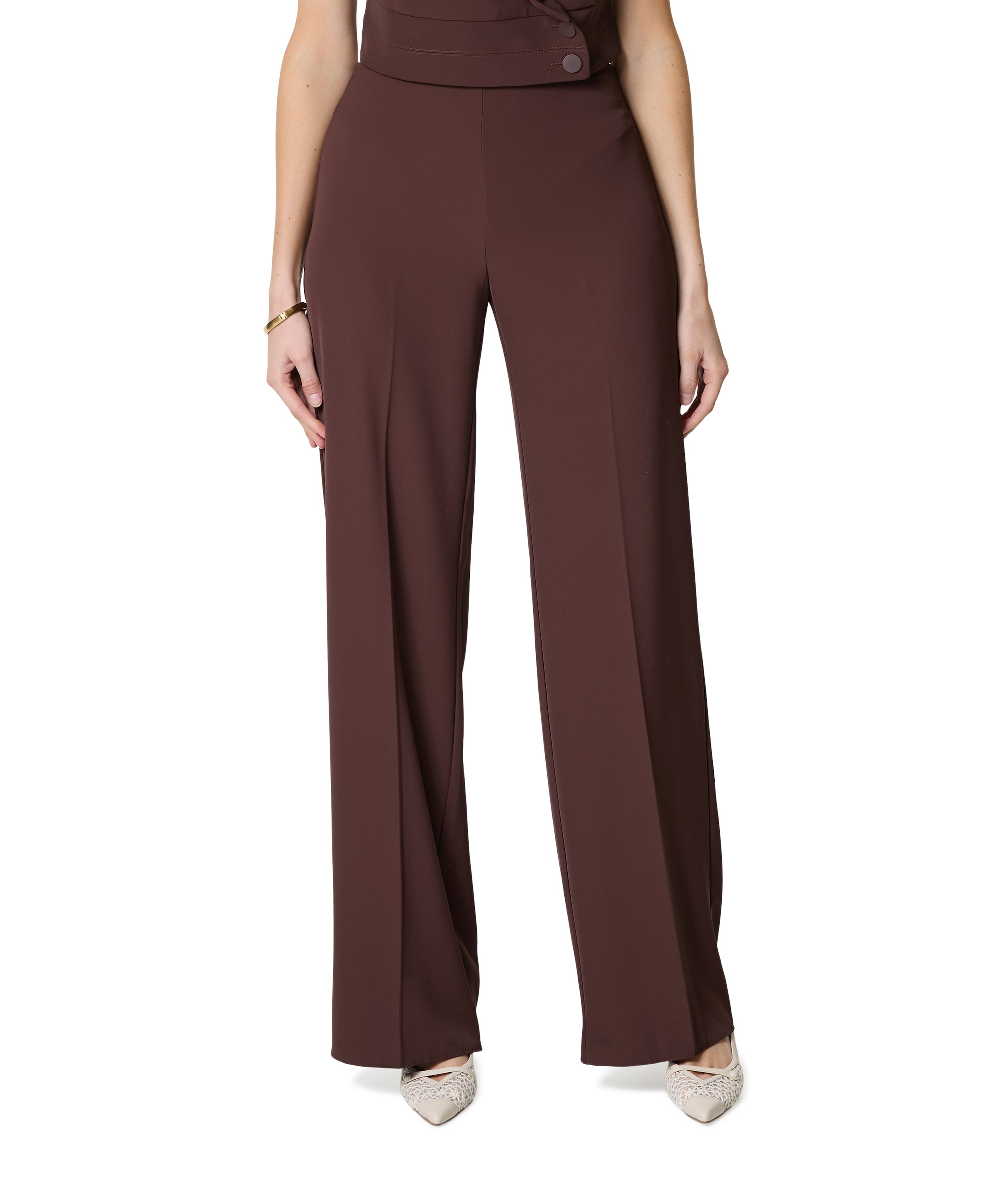 Rewi dames pantalon bruin