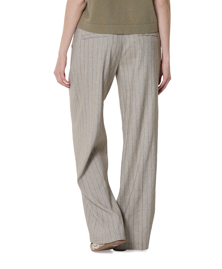 Mara Wide Leg dames broek groen