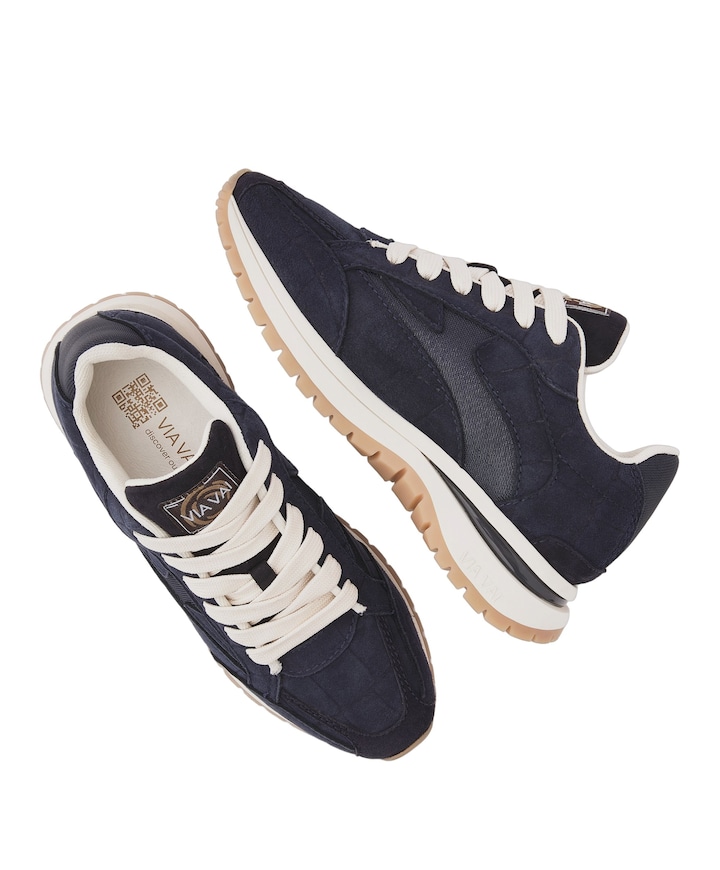 Usher Riggs dames sneakers zwart