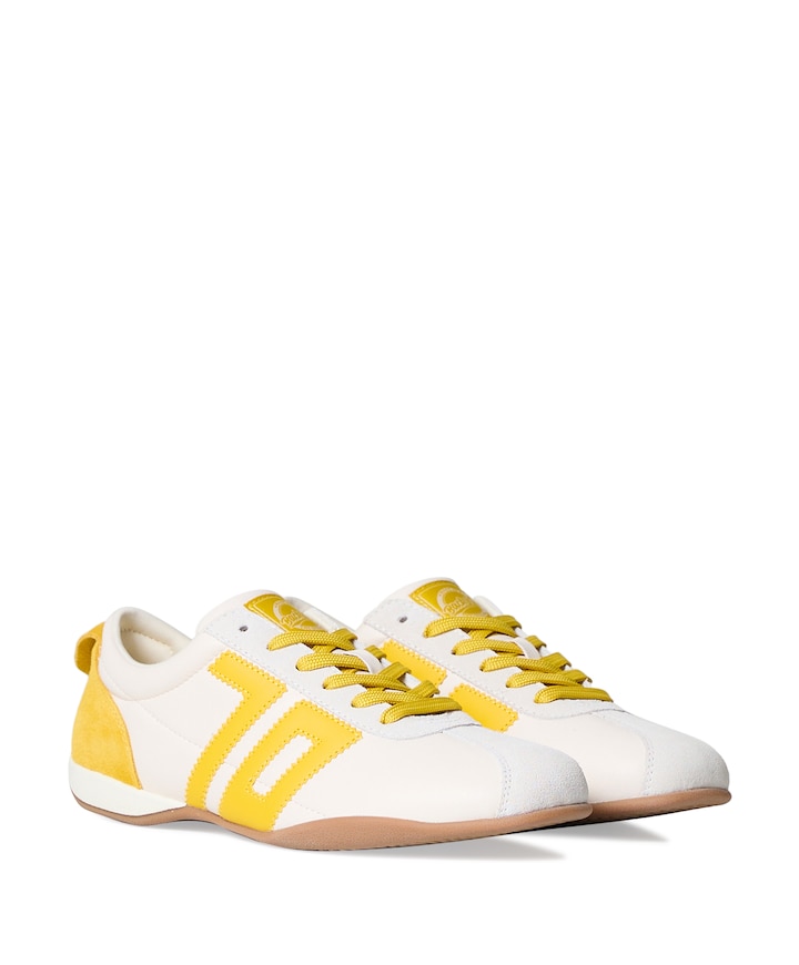 BOXEUR dames sneakers geel