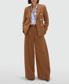 Dames blazer bruin