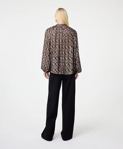 Dames blouse bruin