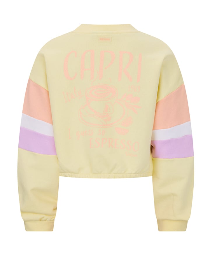 Meisjes sweater geel