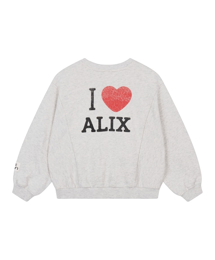 Meisjes sweater grijs