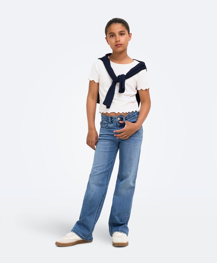 KOGJUICY-WAUW HW WIDE DNM GUA113 NO meisjes jeans blauw