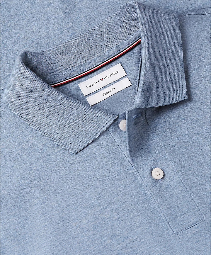 Heren polo blauw
