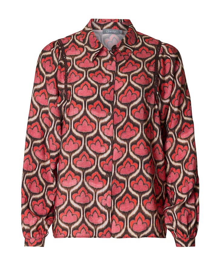 Dames blouse rood
