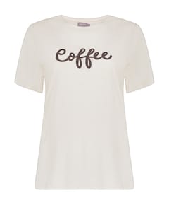 Dames T-shirt beige