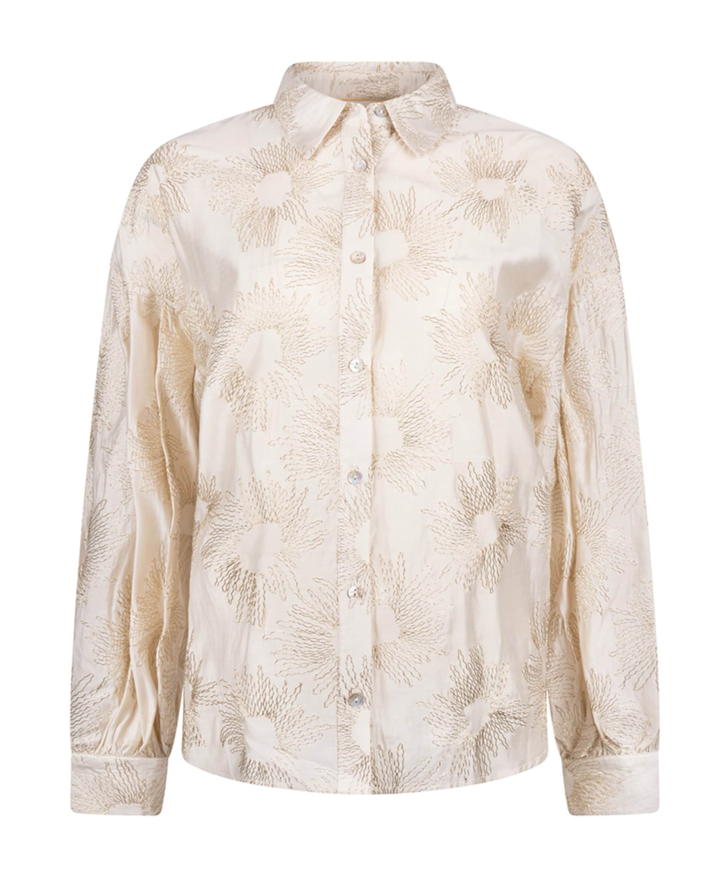 Dames blouse beige