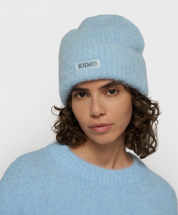 Dames muts blauw