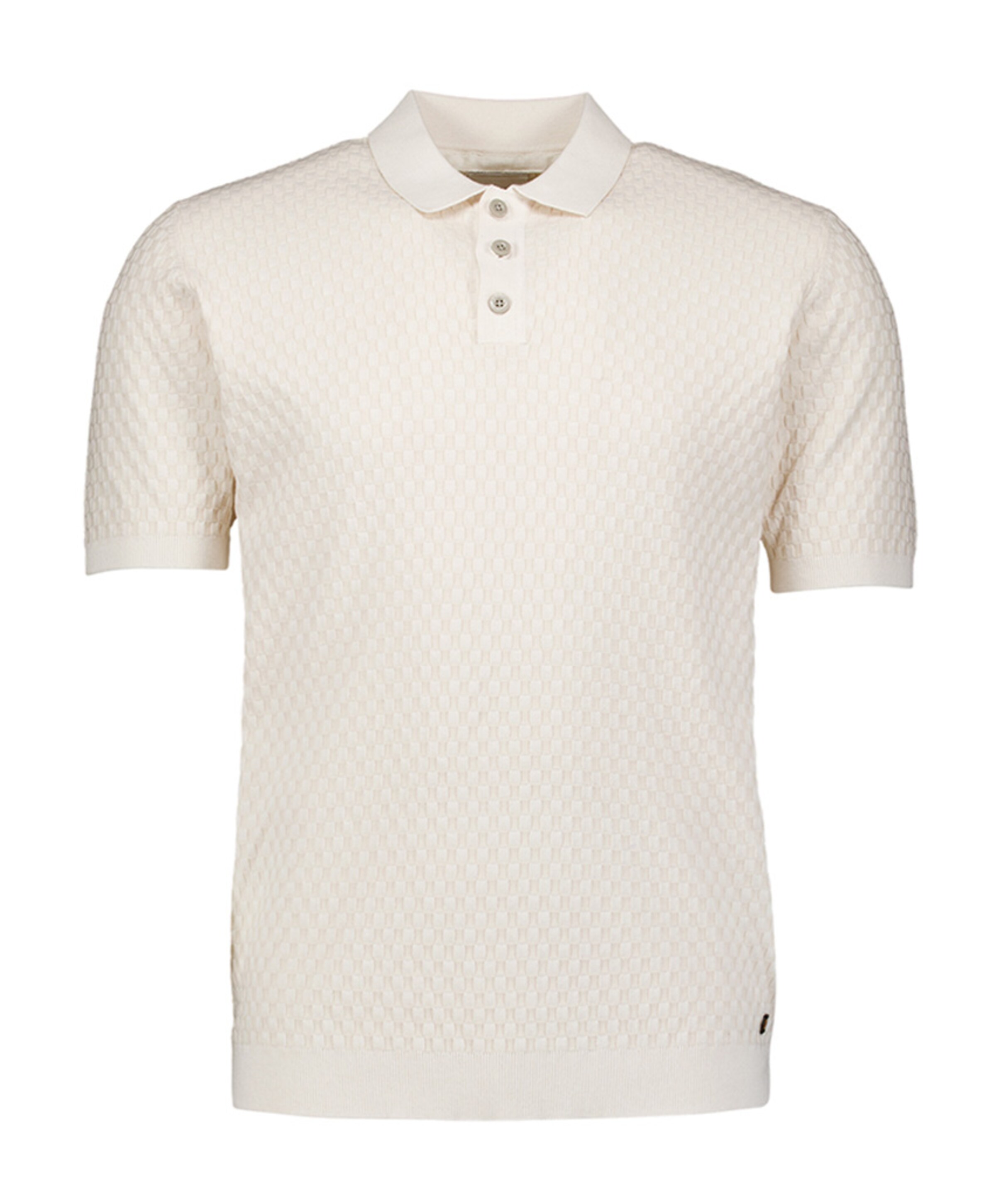 Heren polo beige