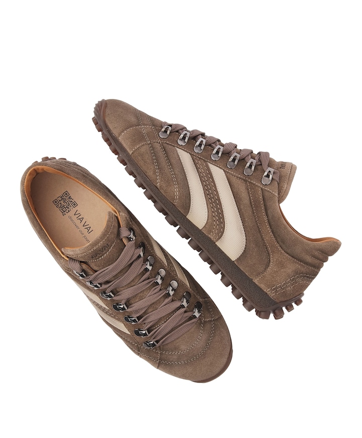 Jack Nathan heren sneakers bruin