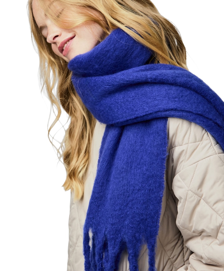 Dames sjaal blauw