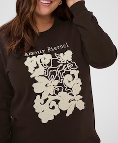 Dames sweater bruin