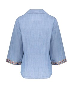 Dames blouse blauw
