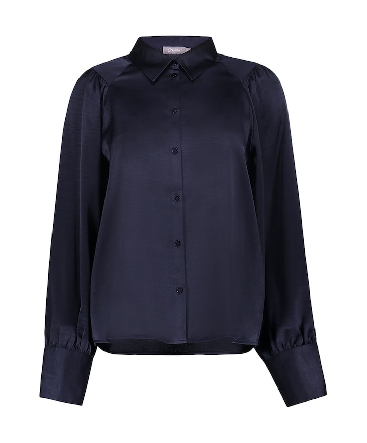 Dames blouse blauw