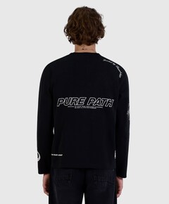 Heren longsleeve zwart