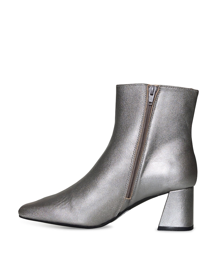 Lugano dames enkellaarzen zilver