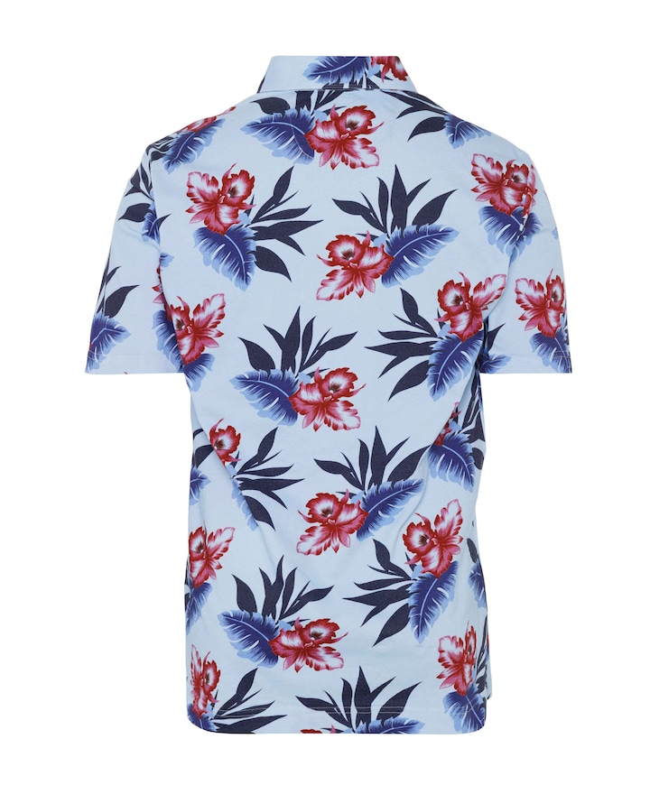 Heren polo blauw