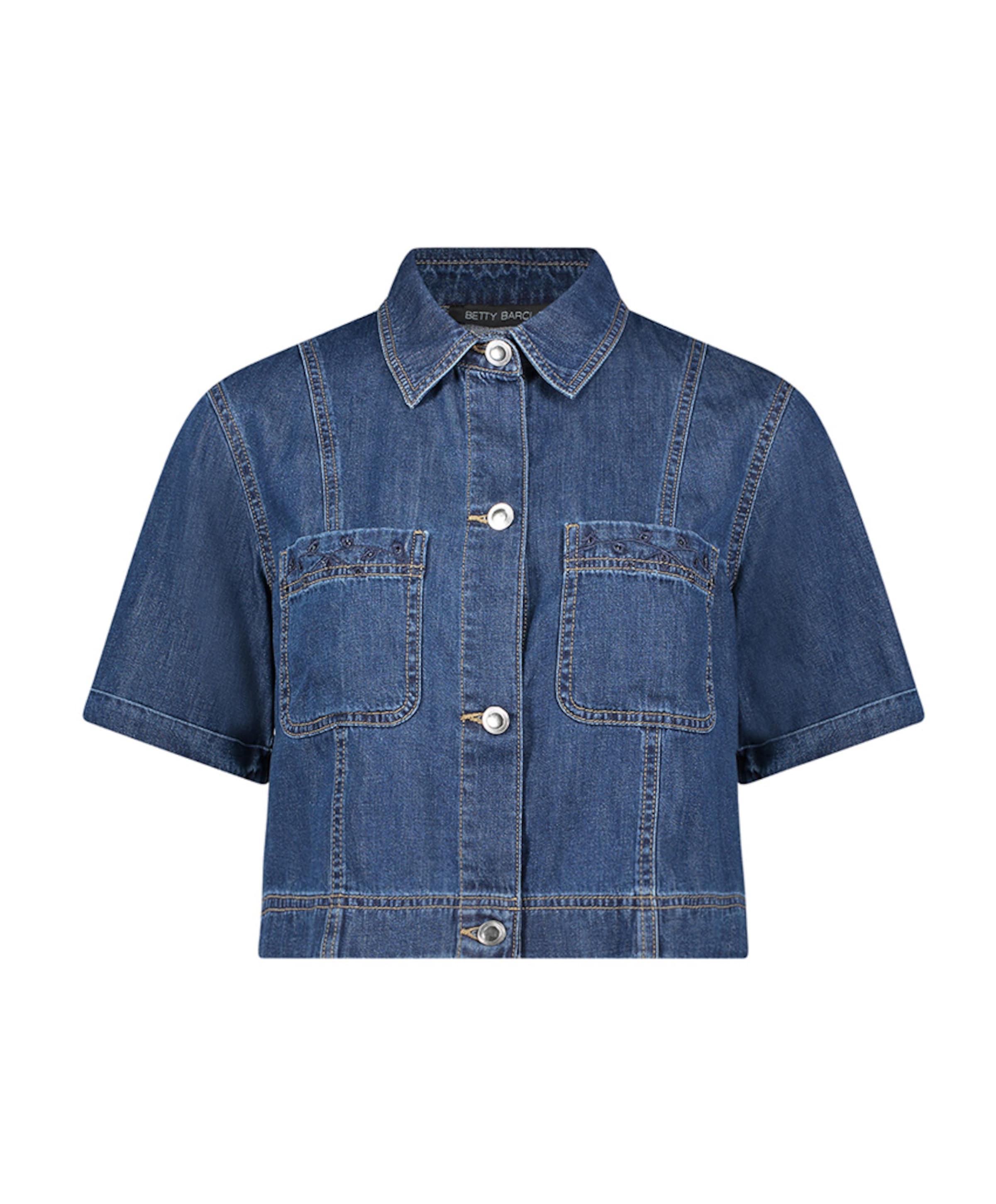 Dames blouse blauw