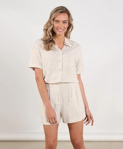 Dames blouse beige