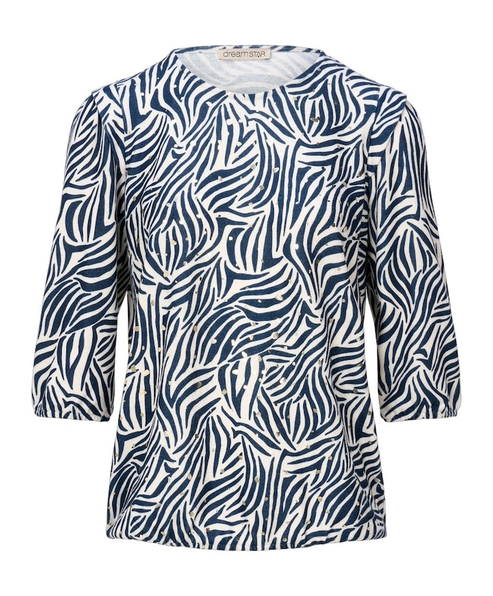Dames longsleeve blauw