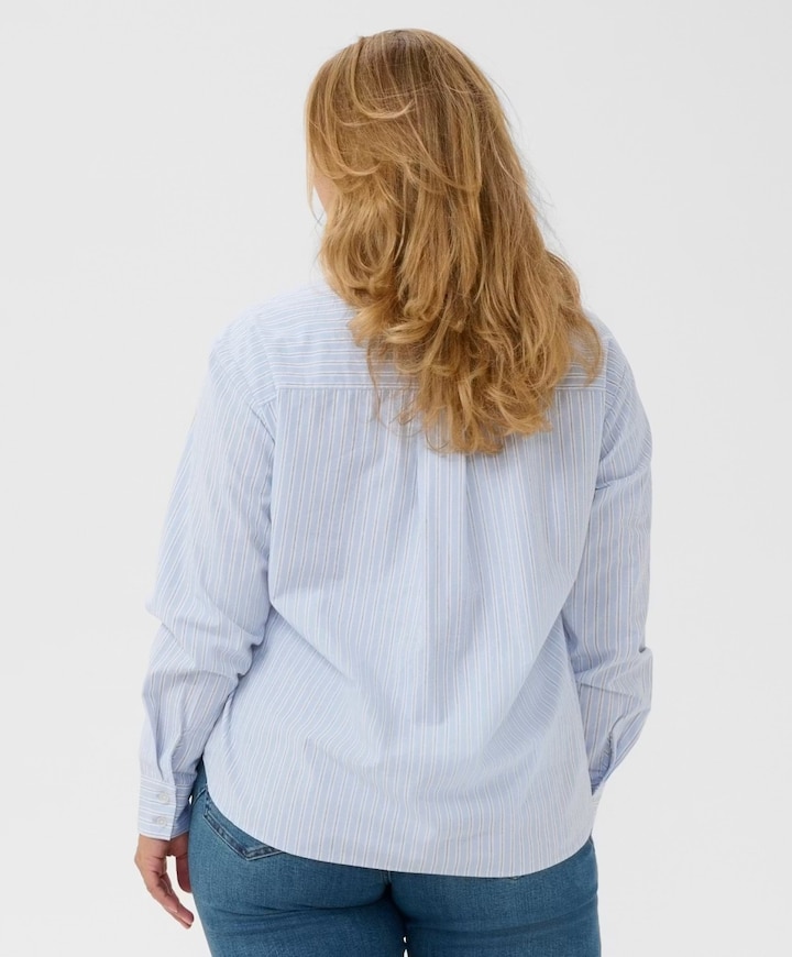 Dames blouse blauw