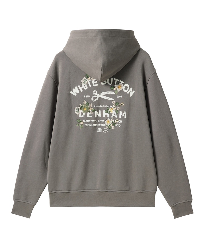 Heren hoodie grijs