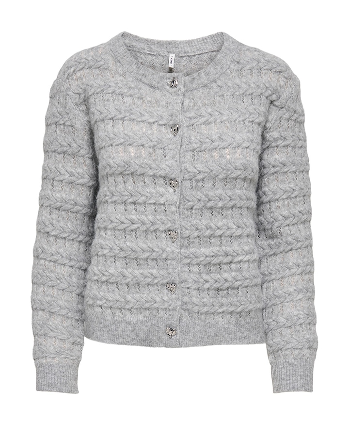 Dames vest grijs