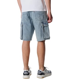 478 Baggy cargo shorts blauw
