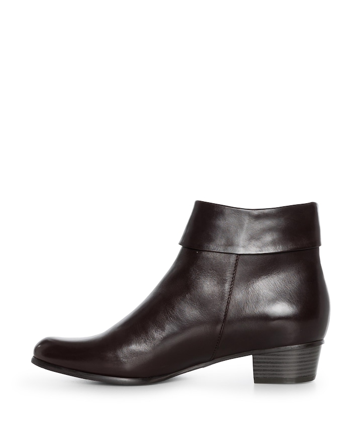 dames enkellaarzen bruin