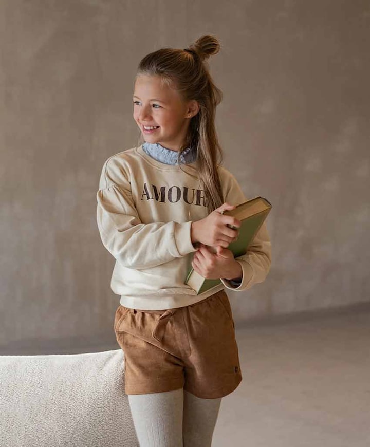 Fay linn korte broek beige