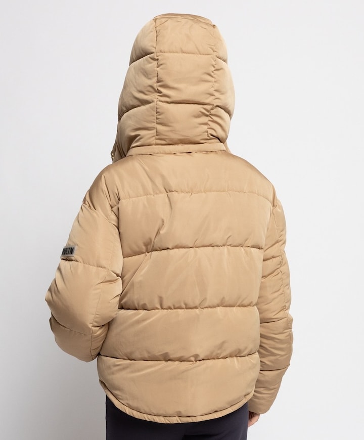 Meisjes jas beige