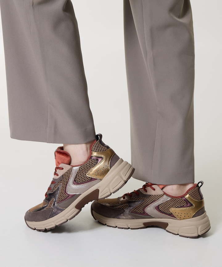 dames sneakers beige