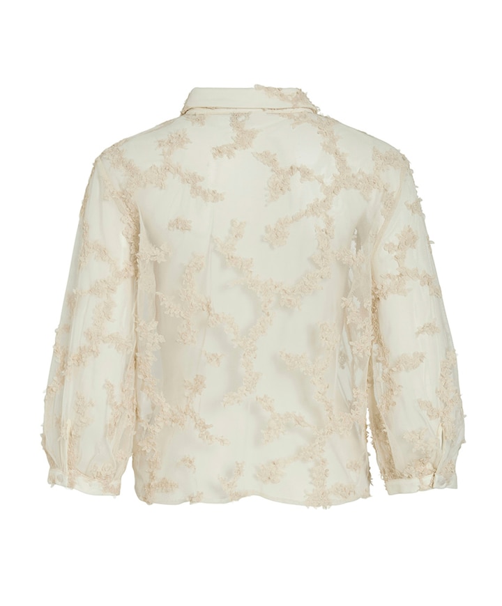 Dames blouse beige
