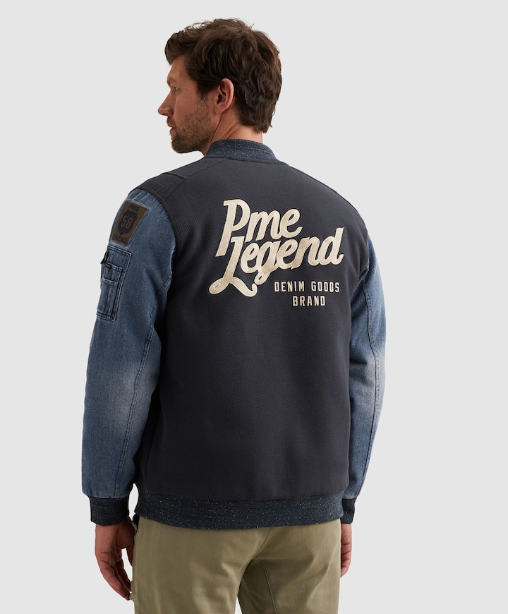 Heren jas blauw