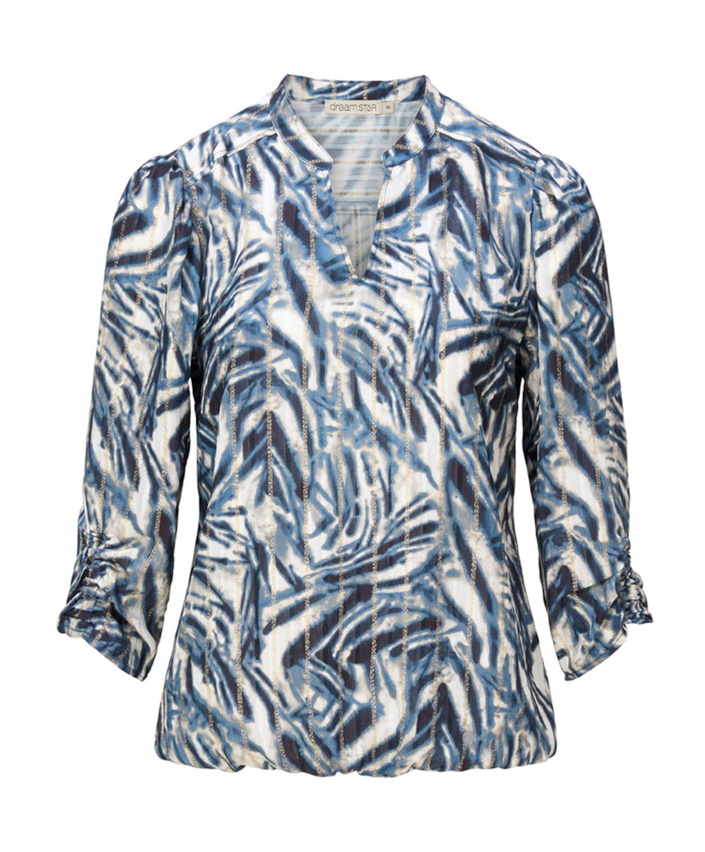 Dames blouse blauw