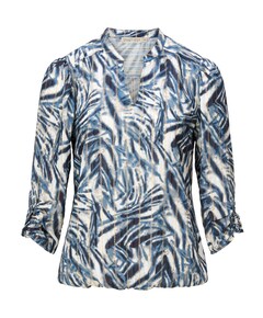 Dames blouse blauw