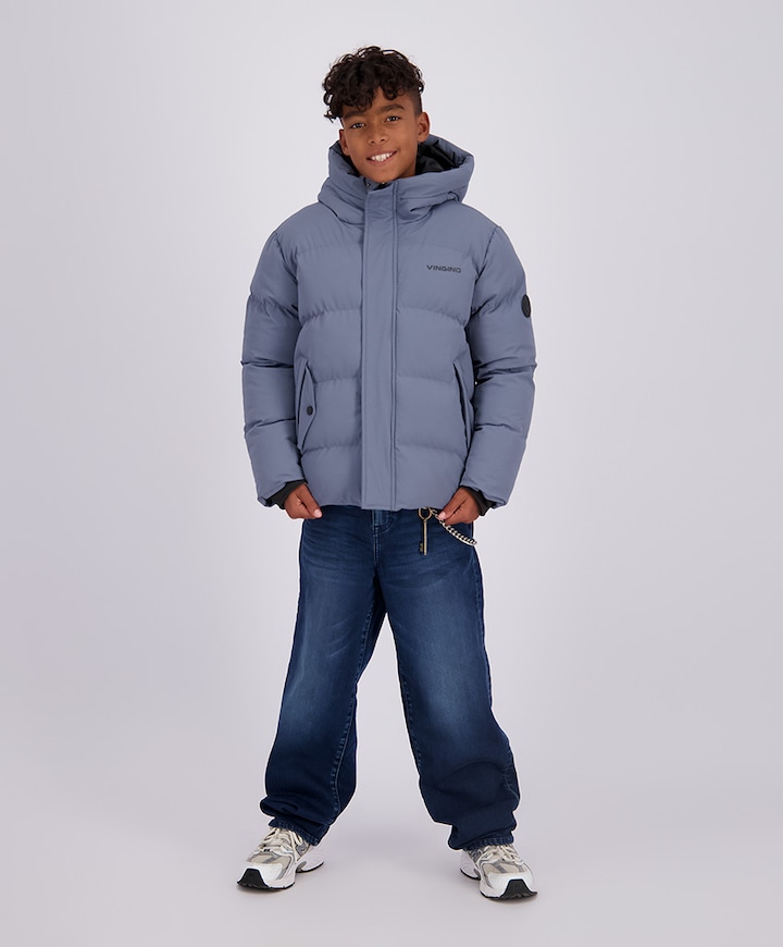 Jongens jas blauw