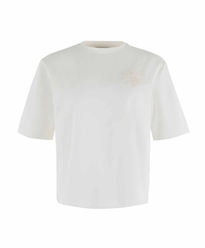 Dames t-shirt ecru