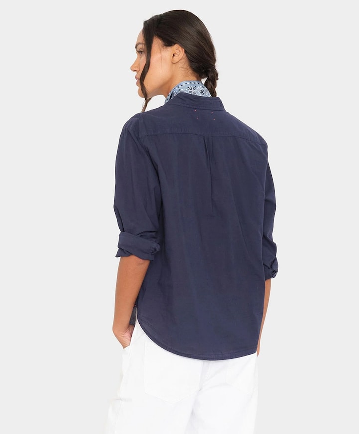 Dames blouse blauw