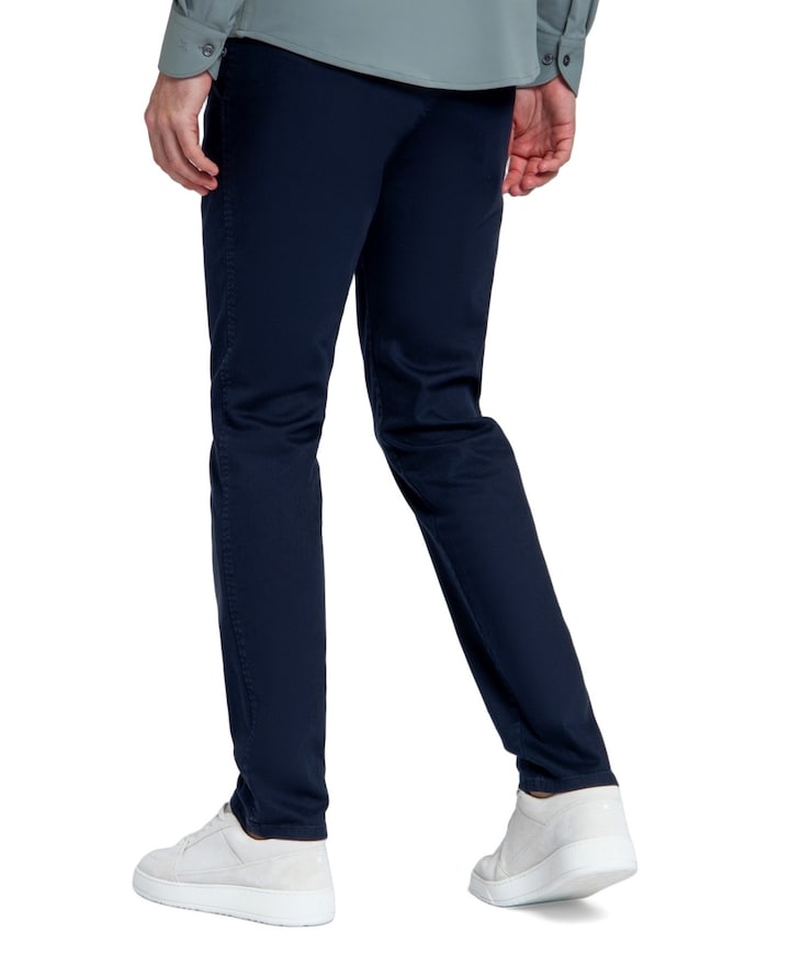 Elegance Chino Collection heren broek blauw