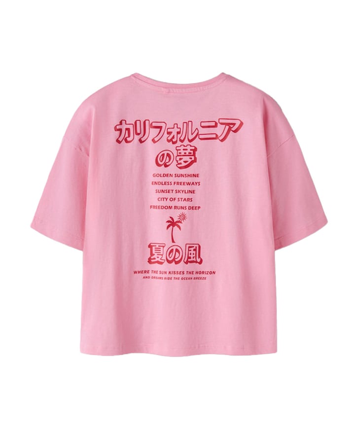 Meisjes T-shirt roze