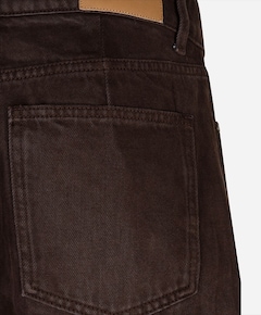 Trousers barrel jeans cacao dames jeans bruin
