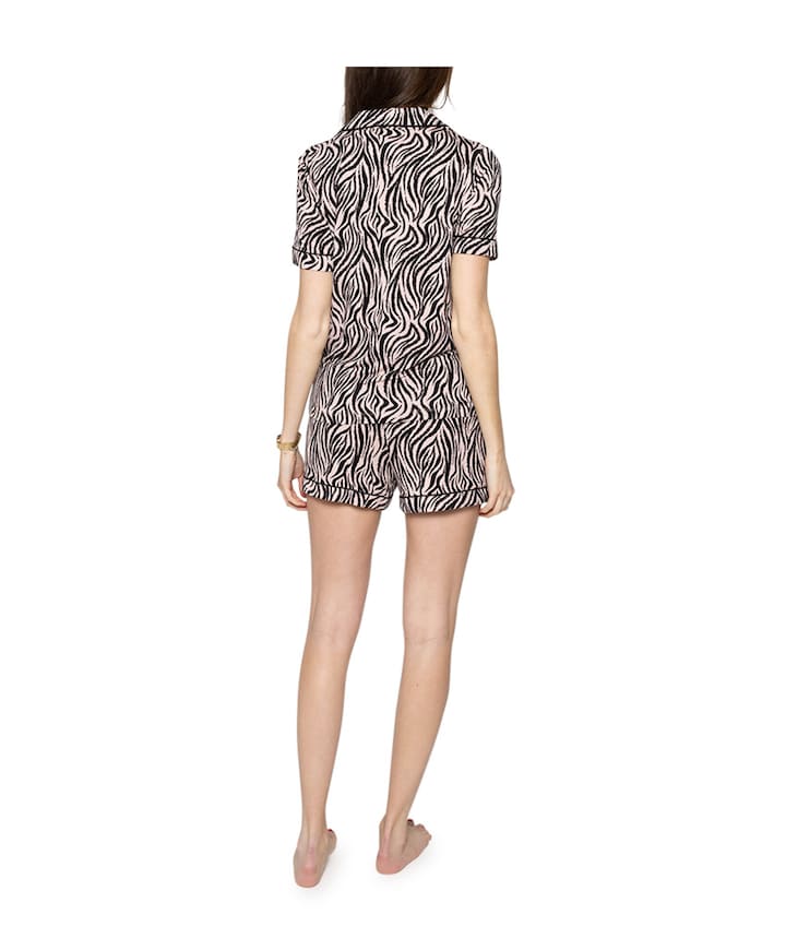 Dames shortama multicolor