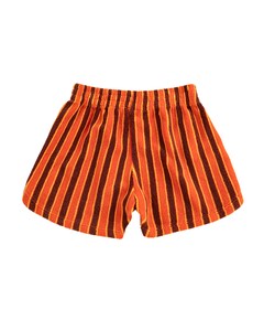 Striped Brick terry cloth shorts jongens korte broek oranje